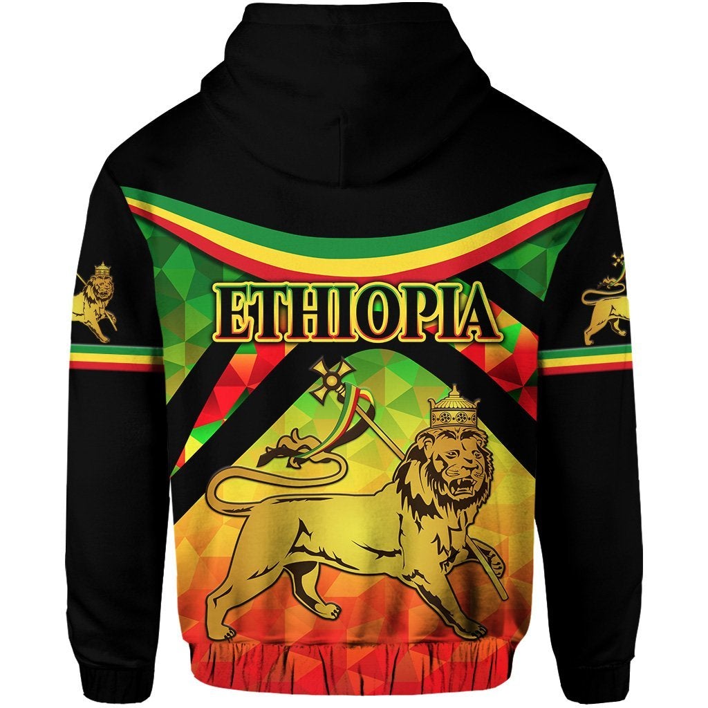 Ethiopia Lion Of Judah Hoodie Vibes Version