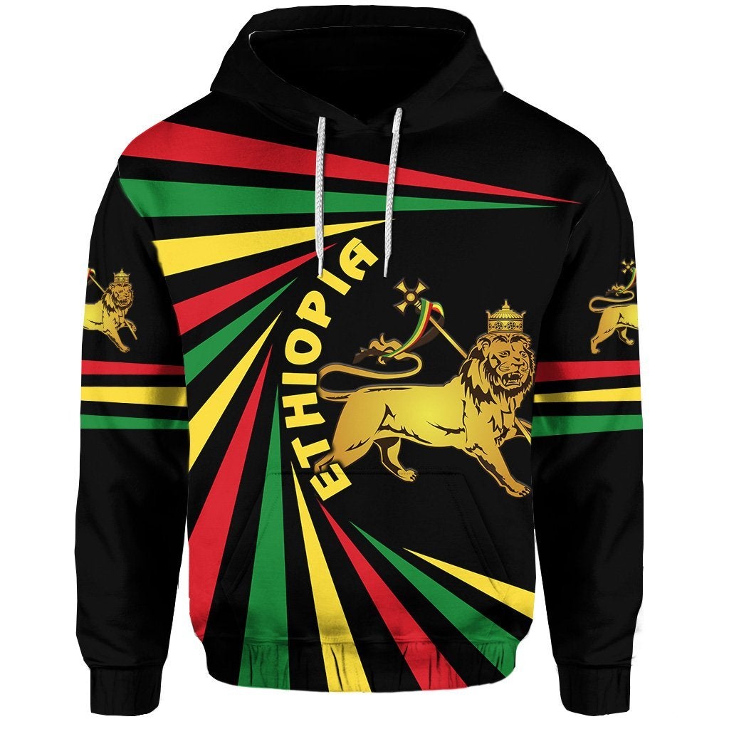 Ethiopia Lion Of Judah Hoodie Creative Style