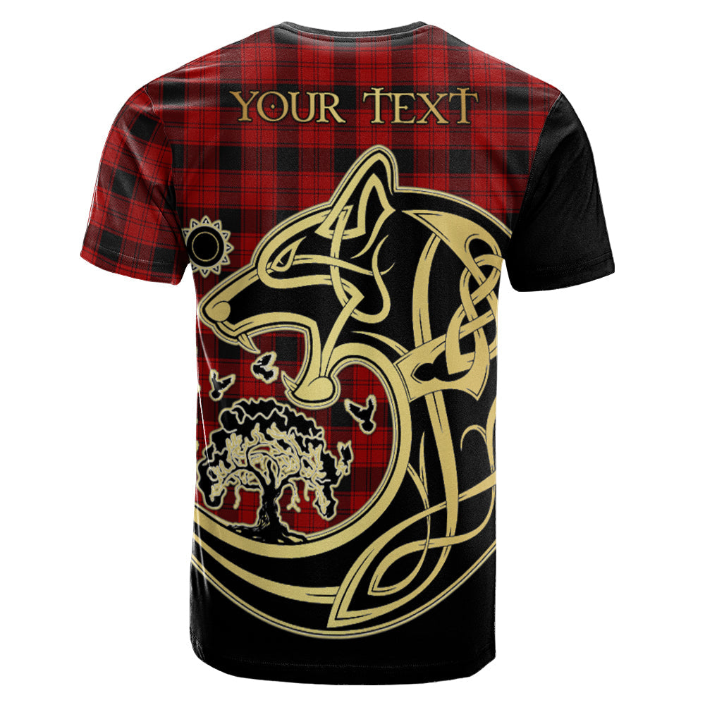 Printivon Ewing Crest Celtic Wolf Tartan T Shirt Custom Your Text