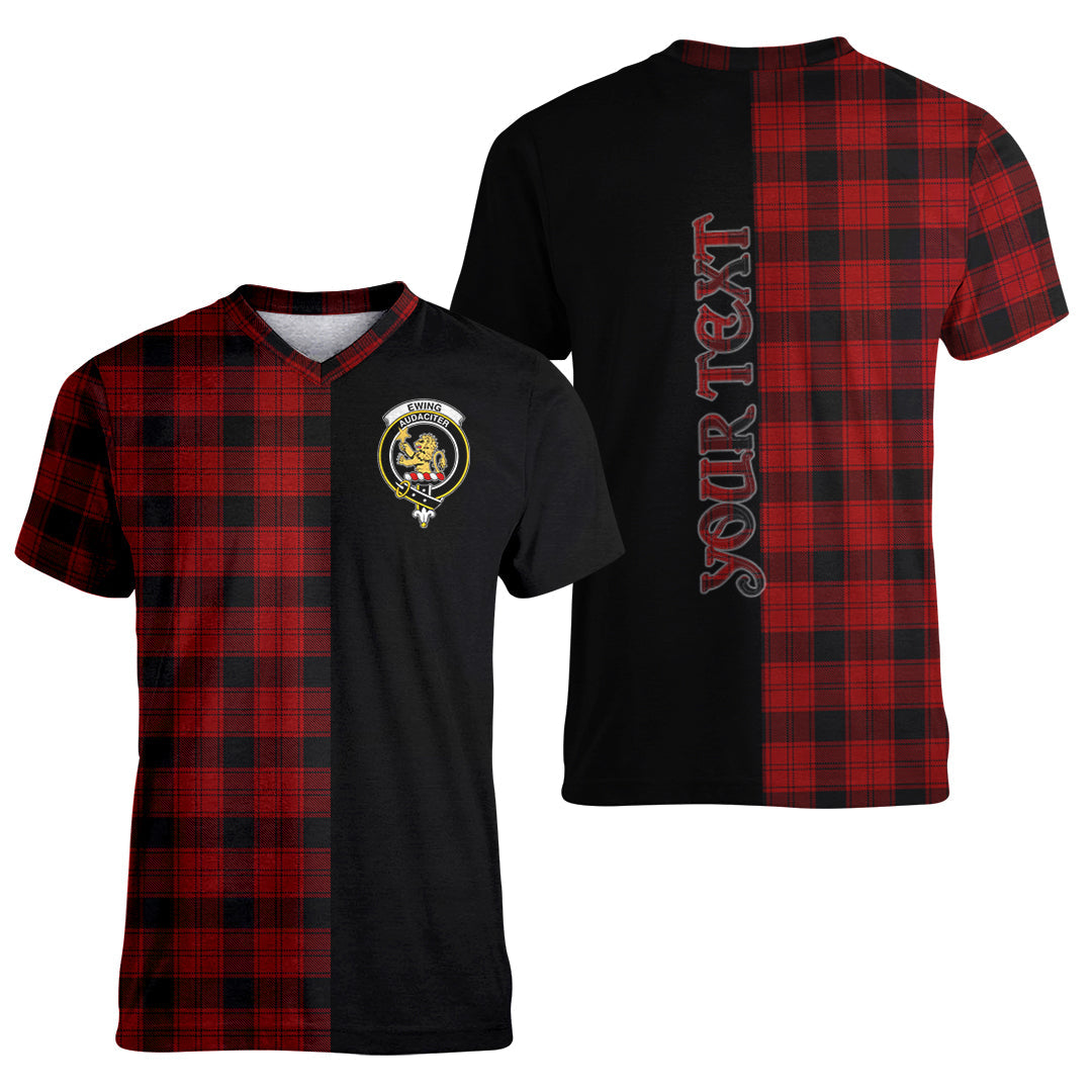 Printivon Ewing Tartan Personalize Half T shirt
