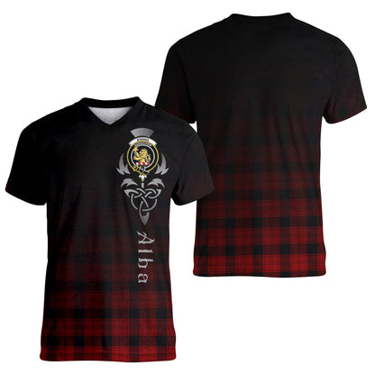 Printivon Ewing Tartan Crest Alba Celtic T Shirt