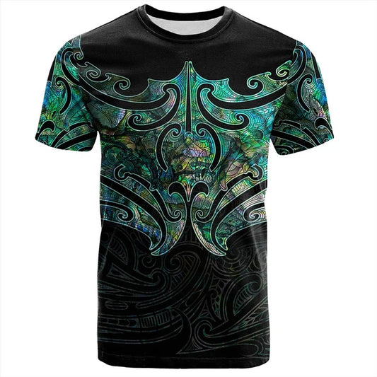 New Zealand Shirt Polynesian Tribal Patterns T Shirt New Zealand Waitangi Day Polynesian Pattern NZ Flag Black Tee