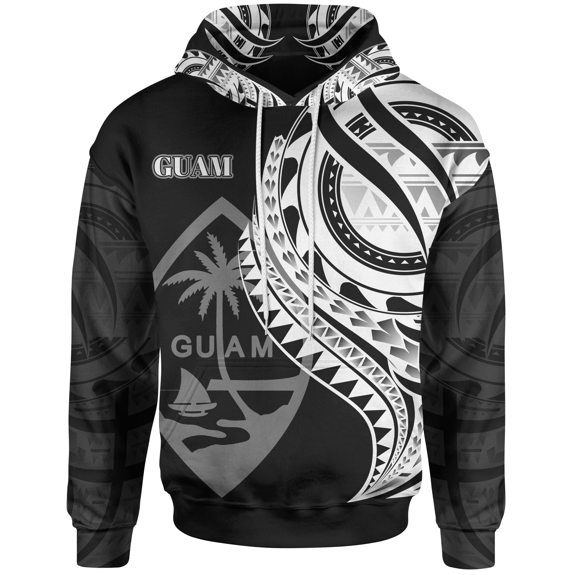 Guam Hoodie Polynesian Patterns Best Guam Ever