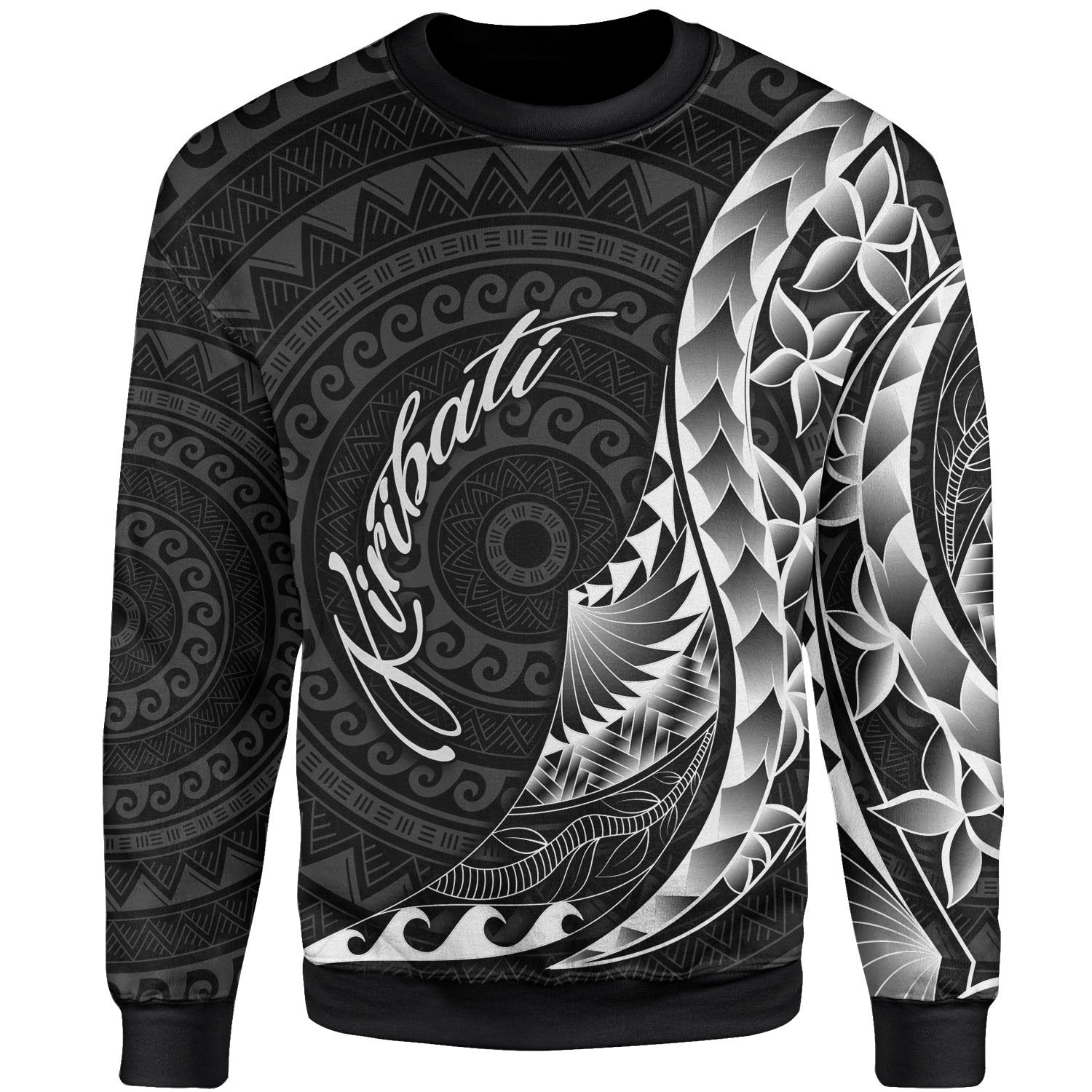 Kiribati Sweatshirt Polynesian Pattern Style