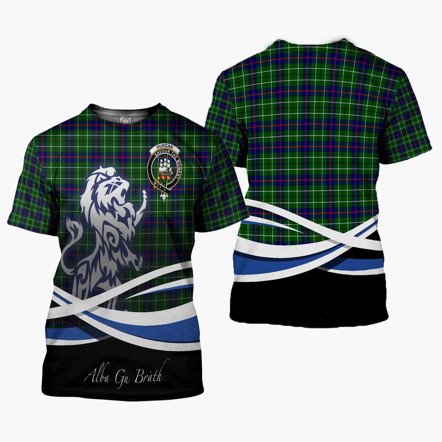 Printivon Duncan Clan Crest Alba Gu Brath T Shirt Scotland Gift