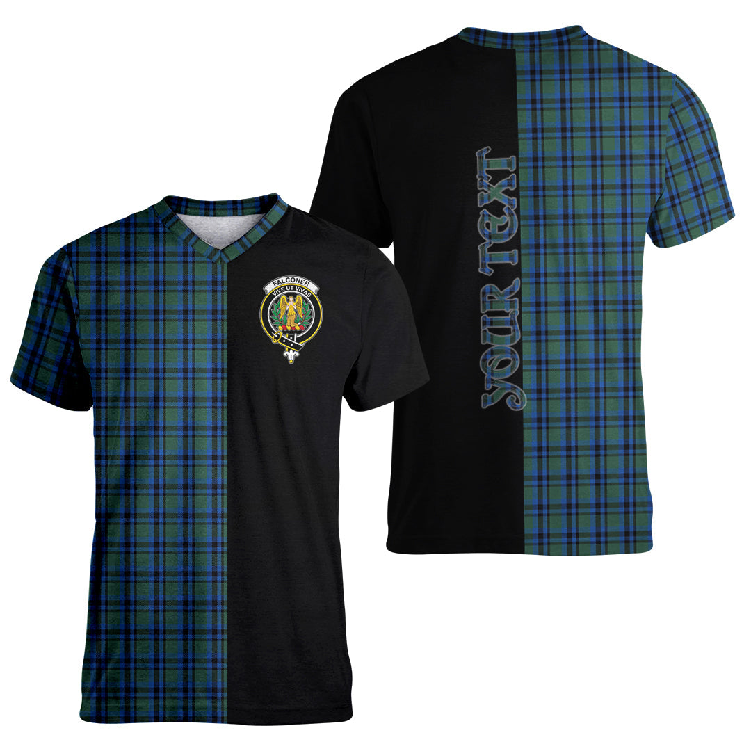 Printivon Falconer Tartan Personalize Half T shirt