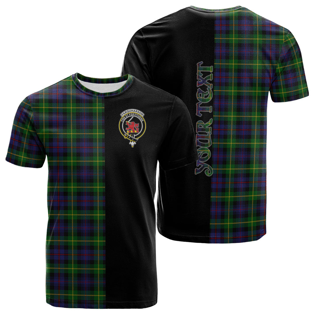 Printivon Farquharson Tartan Personalize Half T shirt