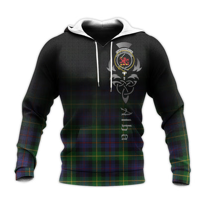 Printivon Farquharson Tartan Crest Alba Celtic Hoodie