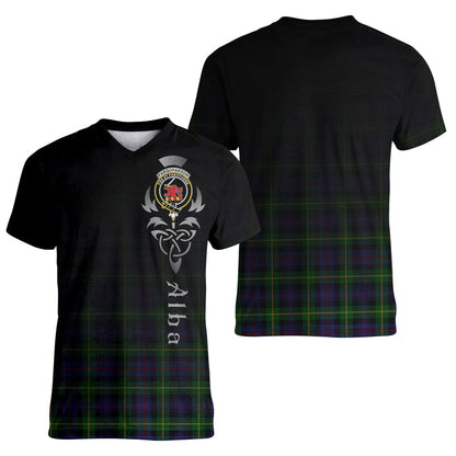 Printivon Farquharson Tartan Crest Alba Celtic T Shirt