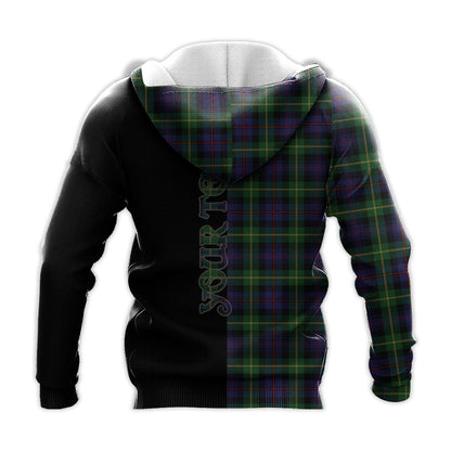 Printivon Farquharson Tartan Personalize Half Hoodie