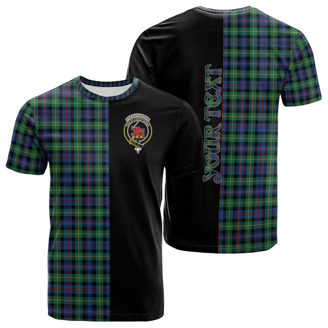 Printivon Farquharson Ancient Tartan Personalize Half T shirt