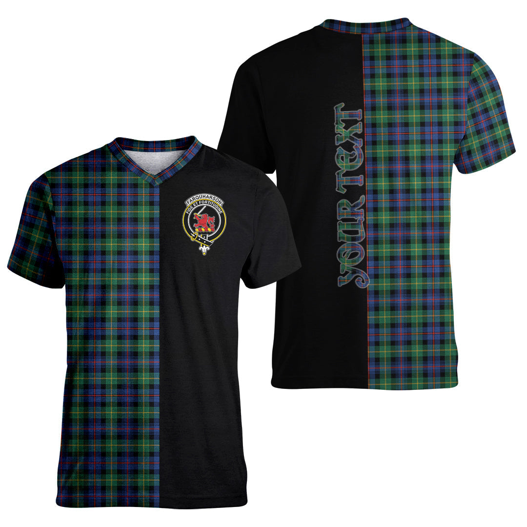 Printivon Farquharson Ancient Tartan Personalize Half T shirt