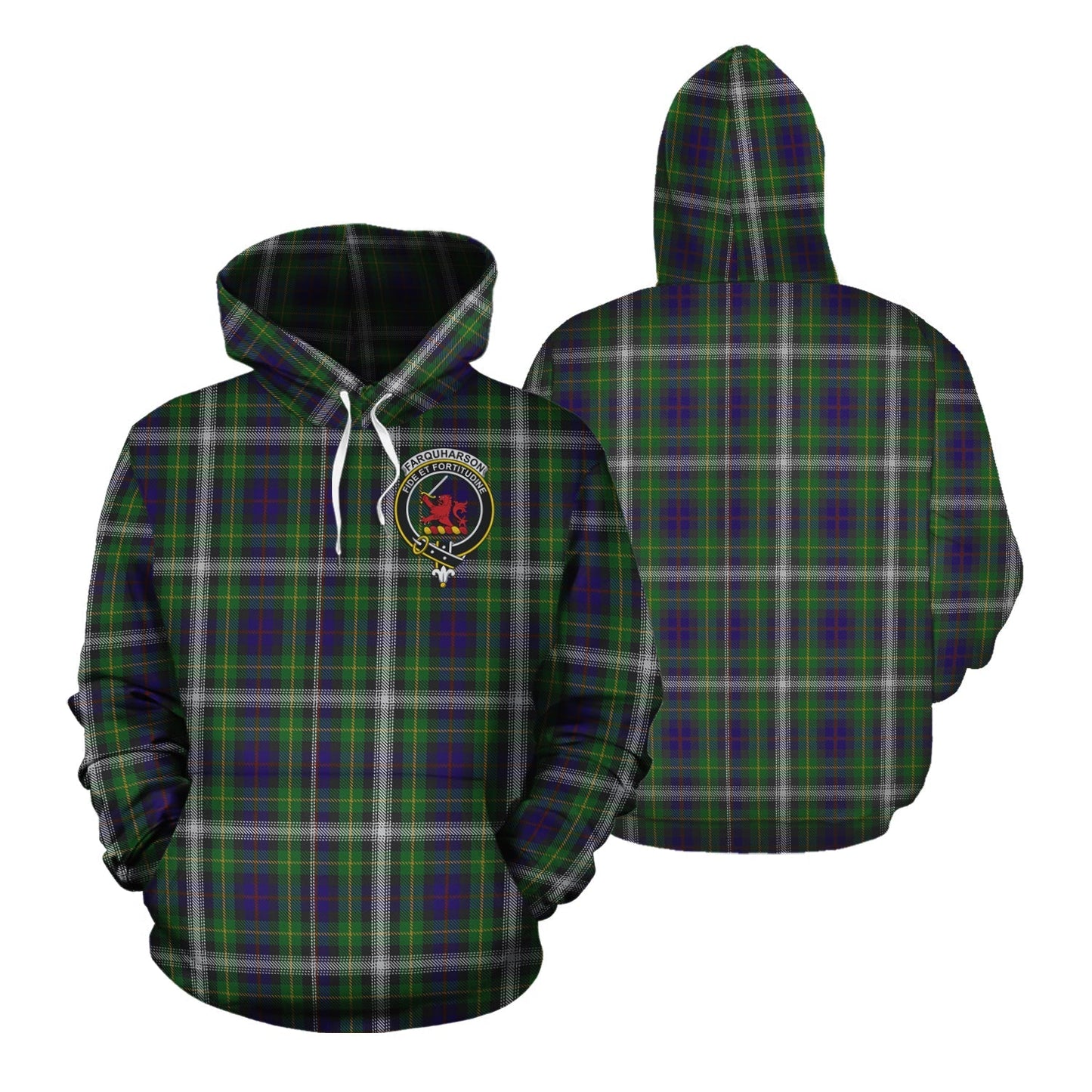 Printivon Farquharson Dress Tartan Hoodie