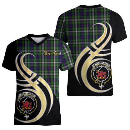 Printivon Farquharson Dress Tartan Crest Believe In Me T Shirt