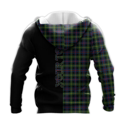 Printivon Farquharson Modern Tartan Personalize Half Hoodie