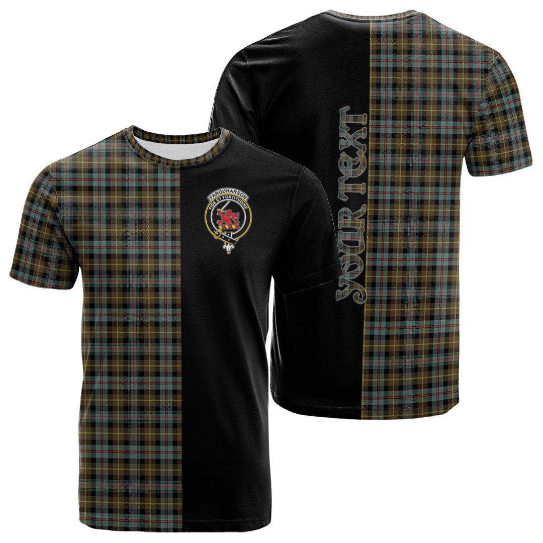 Printivon Farquharson Weathered Tartan Personalize Half T shirt