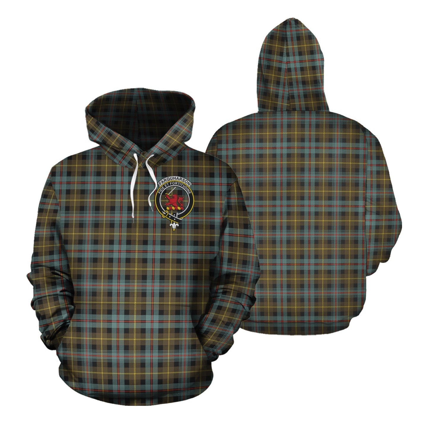 Printivon Farquharson Weathered Tartan Hoodie