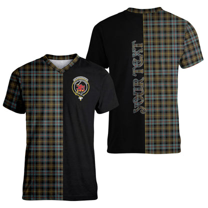 Printivon Farquharson Weathered Tartan Personalize Half T shirt