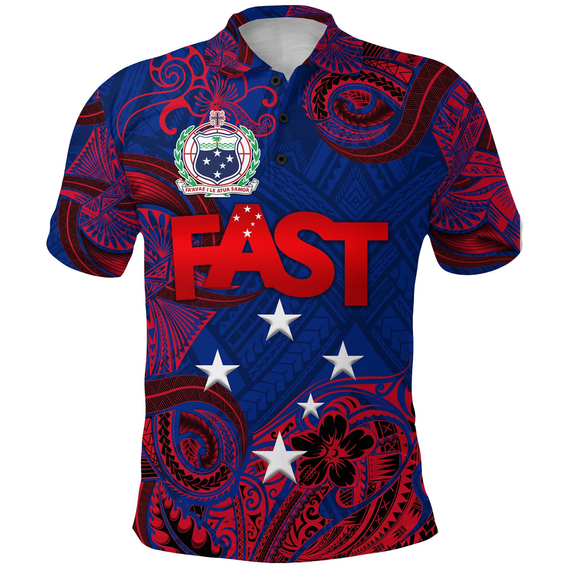 Samoa FAST Party Polo Shirt Unique Style - NO.2