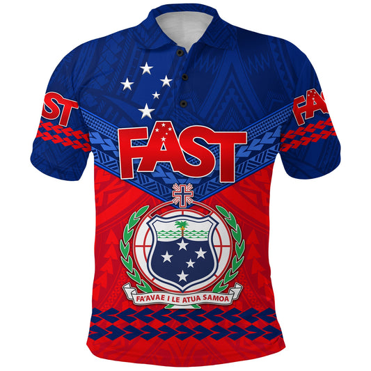 Samoa FAST Party Polo Shirt Simple Style