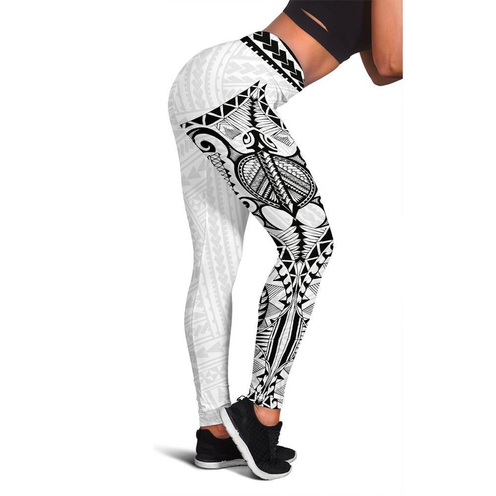 Neo Polynesian 3rd Leggings White A6