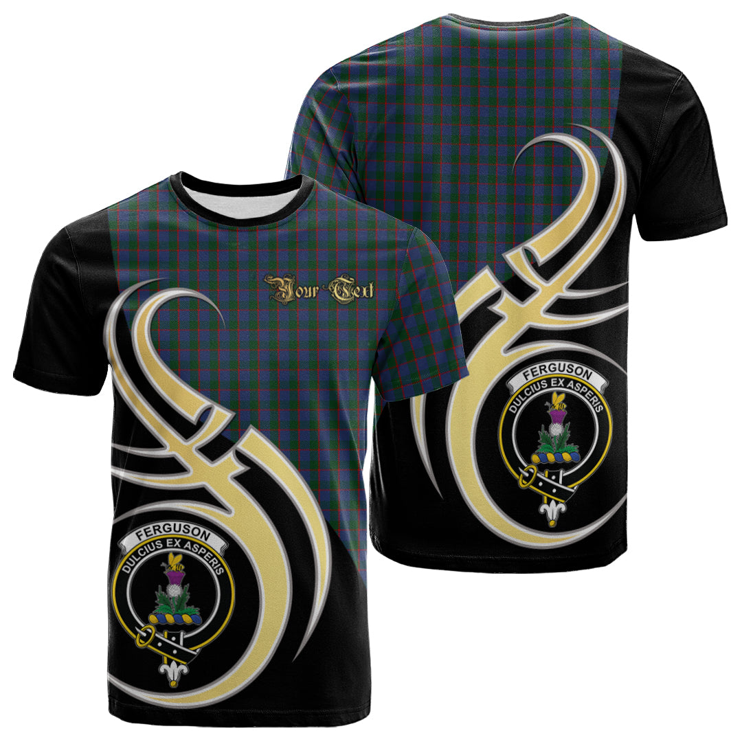 Printivon Ferguson Tartan Crest Believe In Me T Shirt