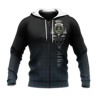 Printivon Ferguson Tartan Crest Alba Celtic Hoodie