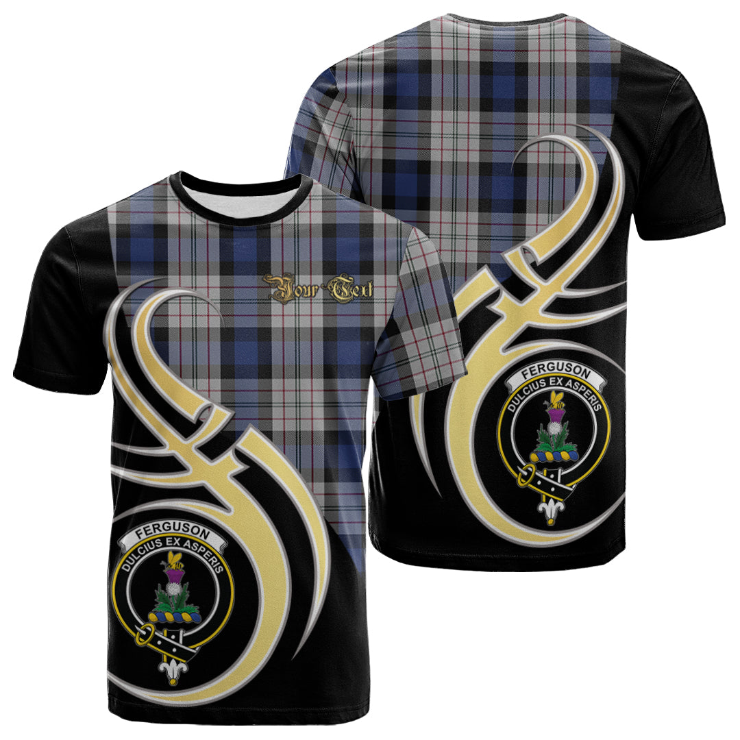 Printivon Ferguson Dress Tartan Crest Believe In Me T Shirt