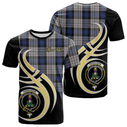 Printivon Ferguson Dress Tartan Crest Believe In Me T Shirt