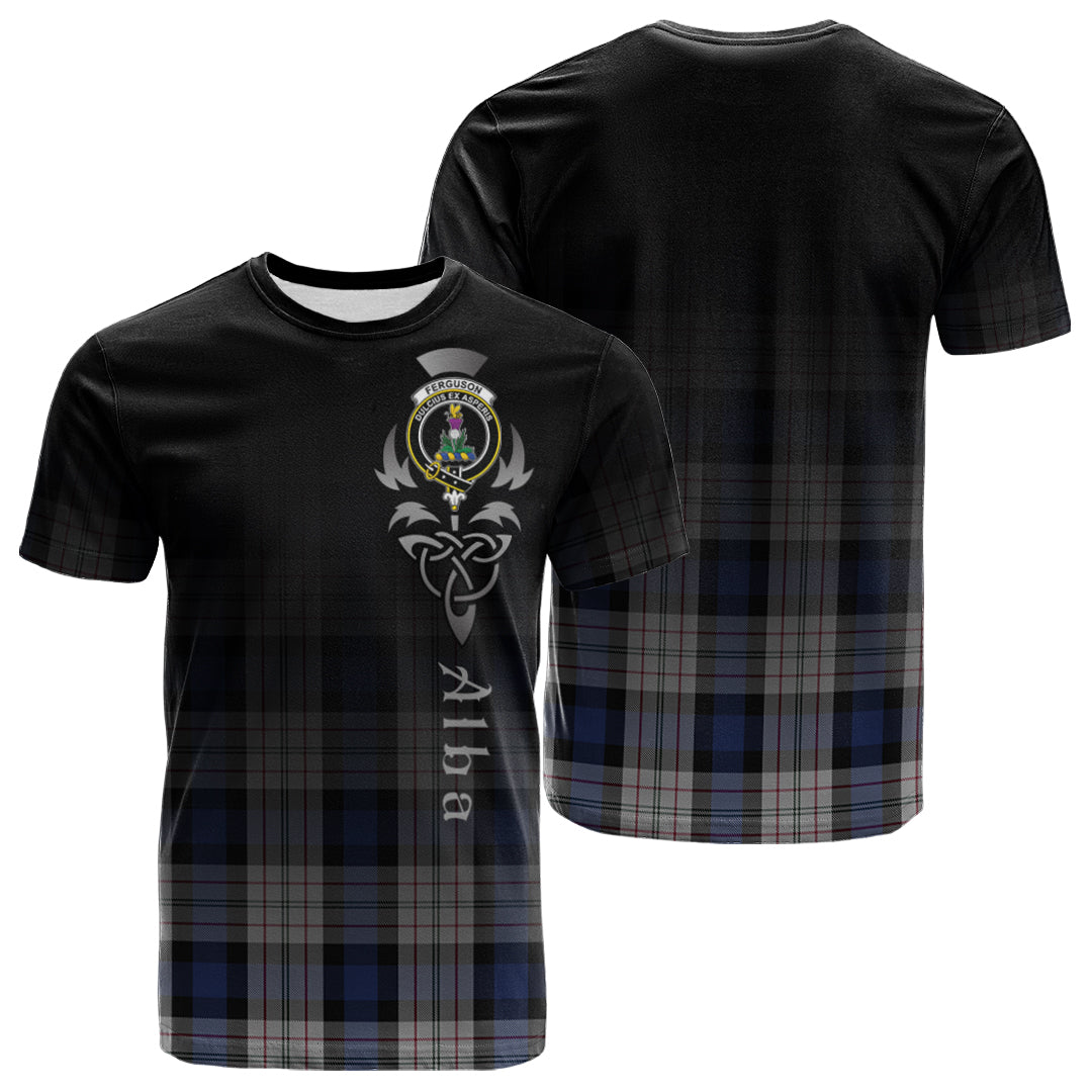 Printivon Ferguson Dress Tartan Crest Alba Celtic T Shirt