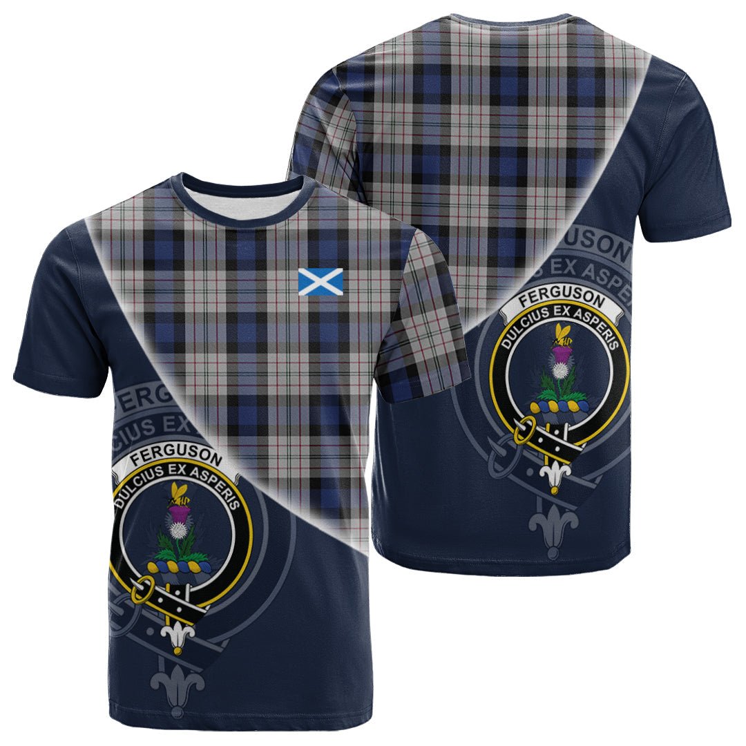 Printivon Ferguson Dress Tartan Scottish Crest T Shirt
