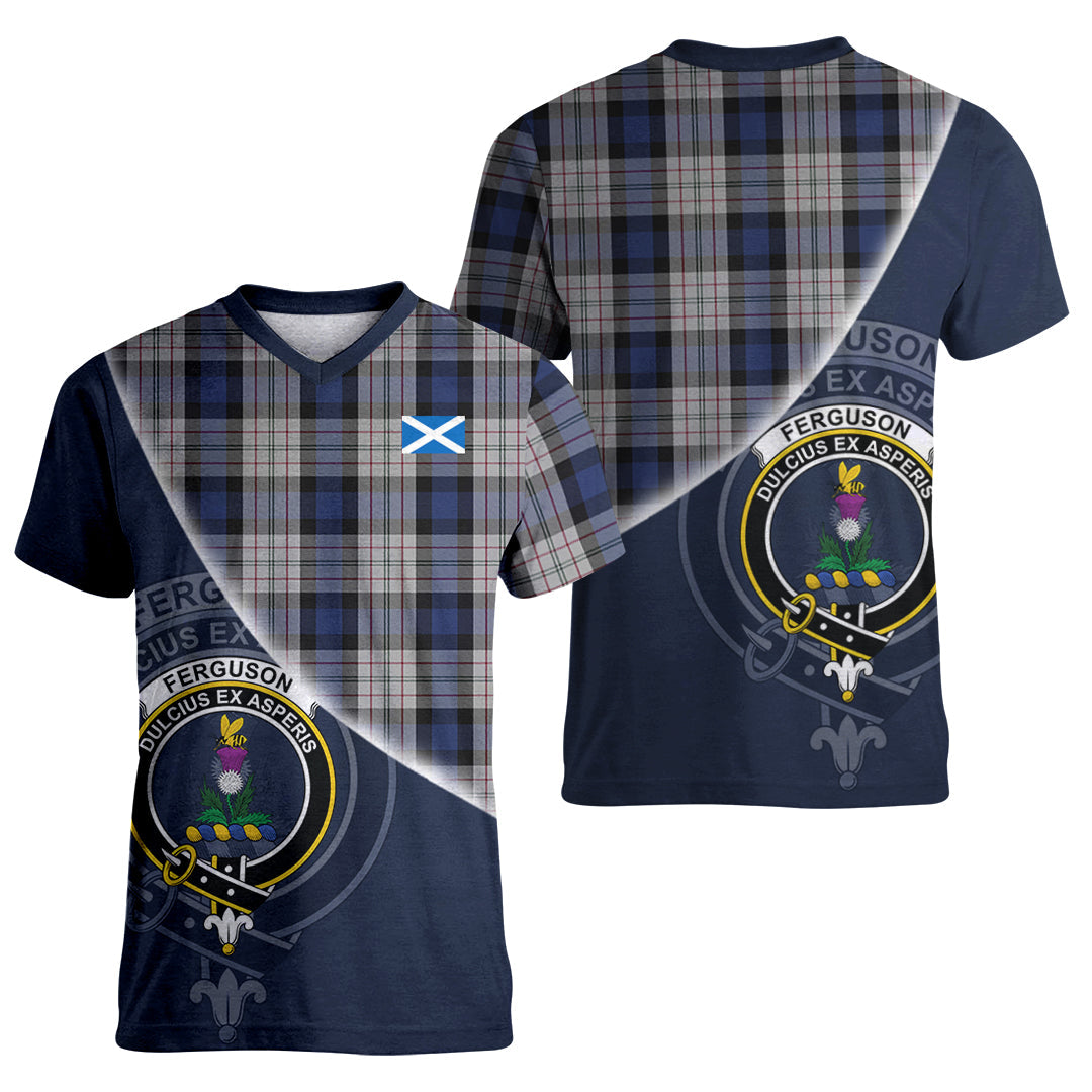 Printivon Ferguson Dress Tartan Scottish Crest T Shirt