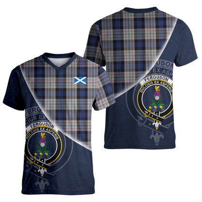 Printivon Ferguson Dress Tartan Scottish Crest T Shirt
