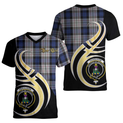 Printivon Ferguson Dress Tartan Crest Believe In Me T Shirt