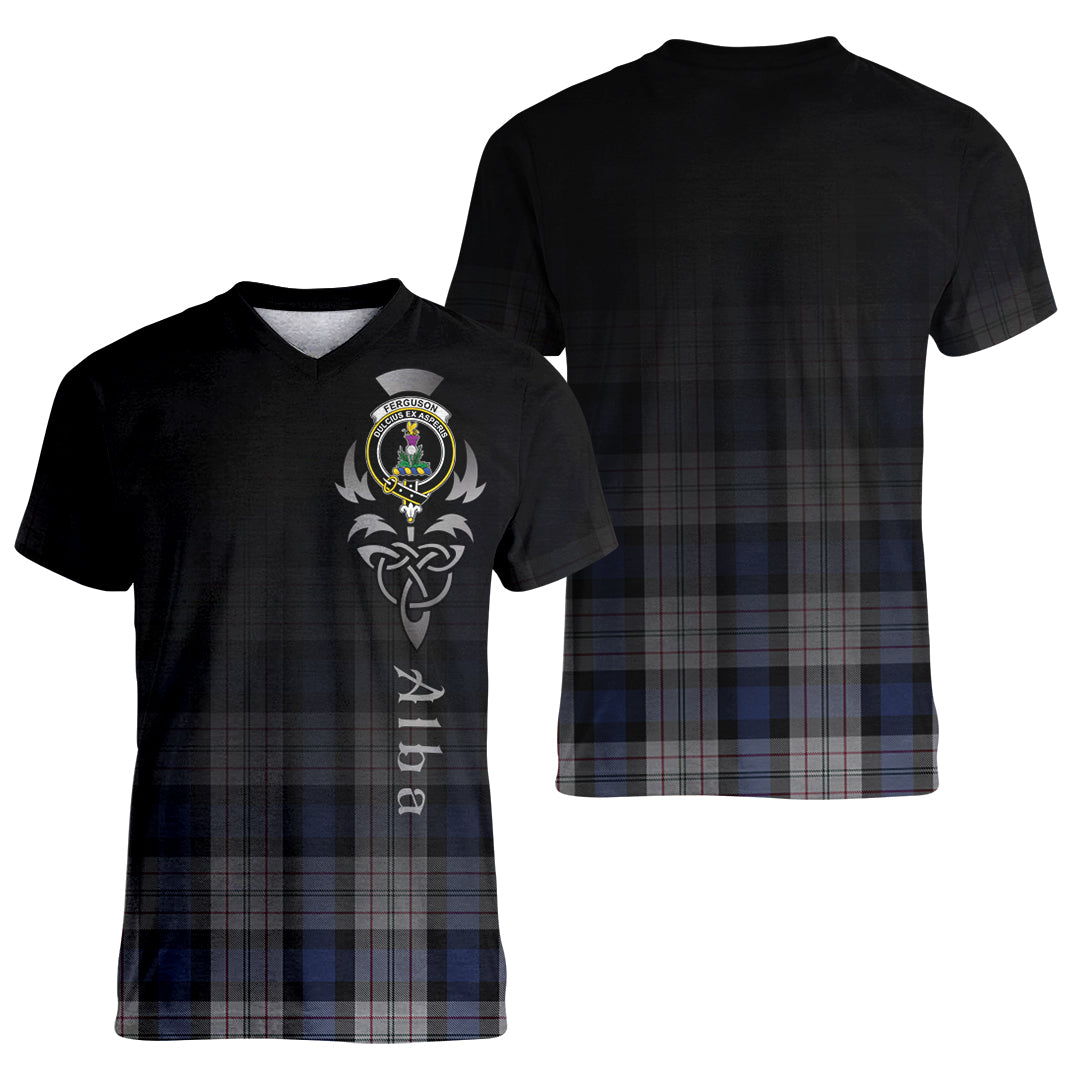 Printivon Ferguson Dress Tartan Crest Alba Celtic T Shirt