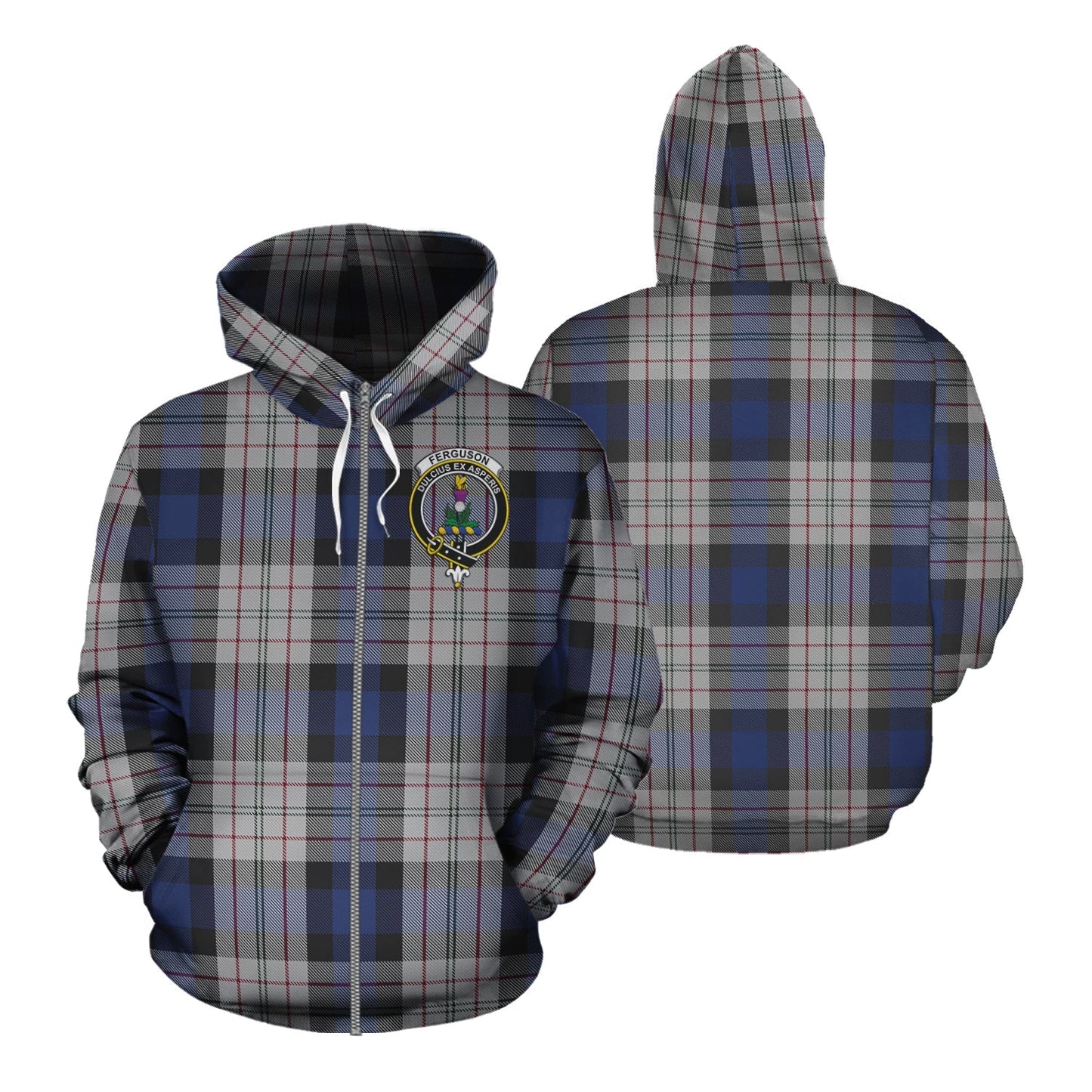 Printivon Ferguson Dress Tartan Hoodie