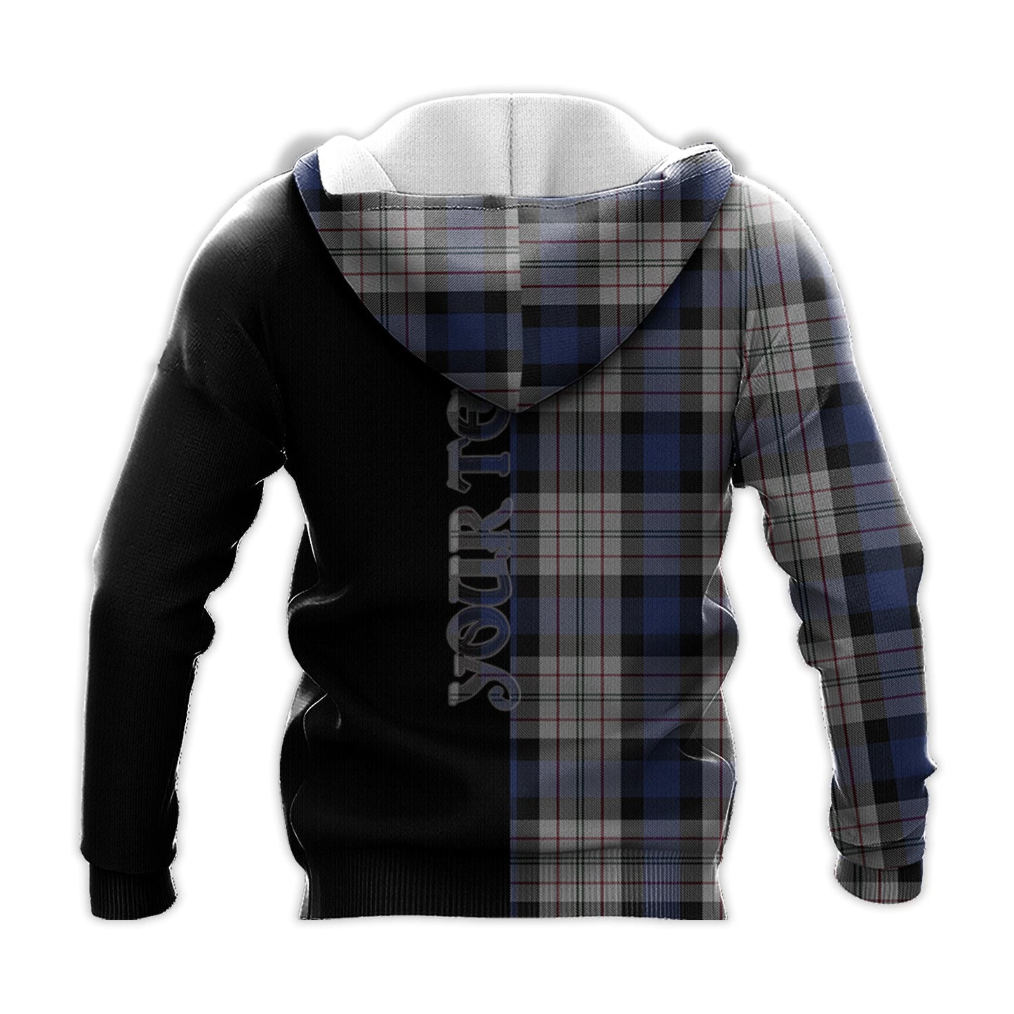 Printivon Ferguson Dress Tartan Personalize Half Hoodie