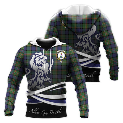 Printivon Ferguson Modern Tartan Scottish Lion Hoodie