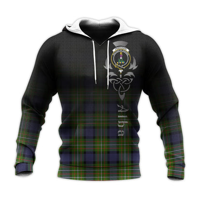 Printivon Ferguson Modern Tartan Crest Alba Celtic Hoodie