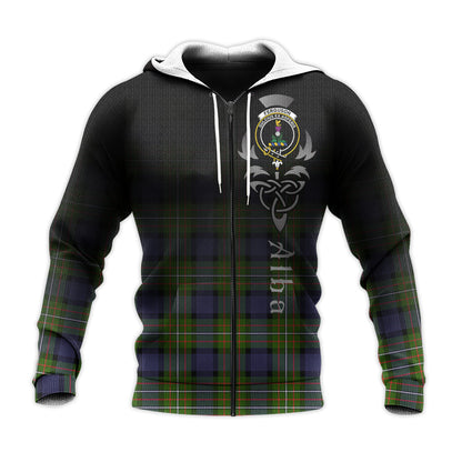 Printivon Ferguson Modern Tartan Crest Alba Celtic Hoodie