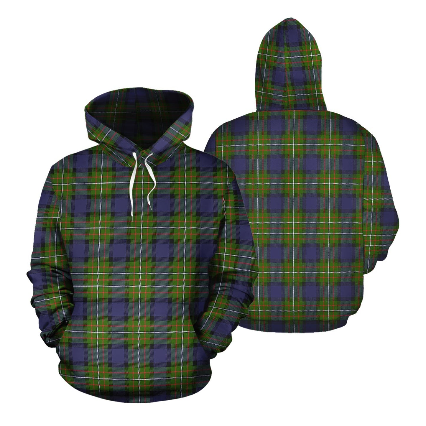 Printivon Ferguson Modern Tartan Hoodie