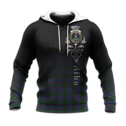 Printivon Ferguson Old Tartan Crest Alba Celtic Hoodie