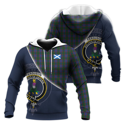 Printivon Ferguson Old Tartan Scottish Crest Hoodie