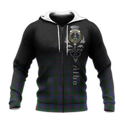 Printivon Ferguson Old Tartan Crest Alba Celtic Hoodie