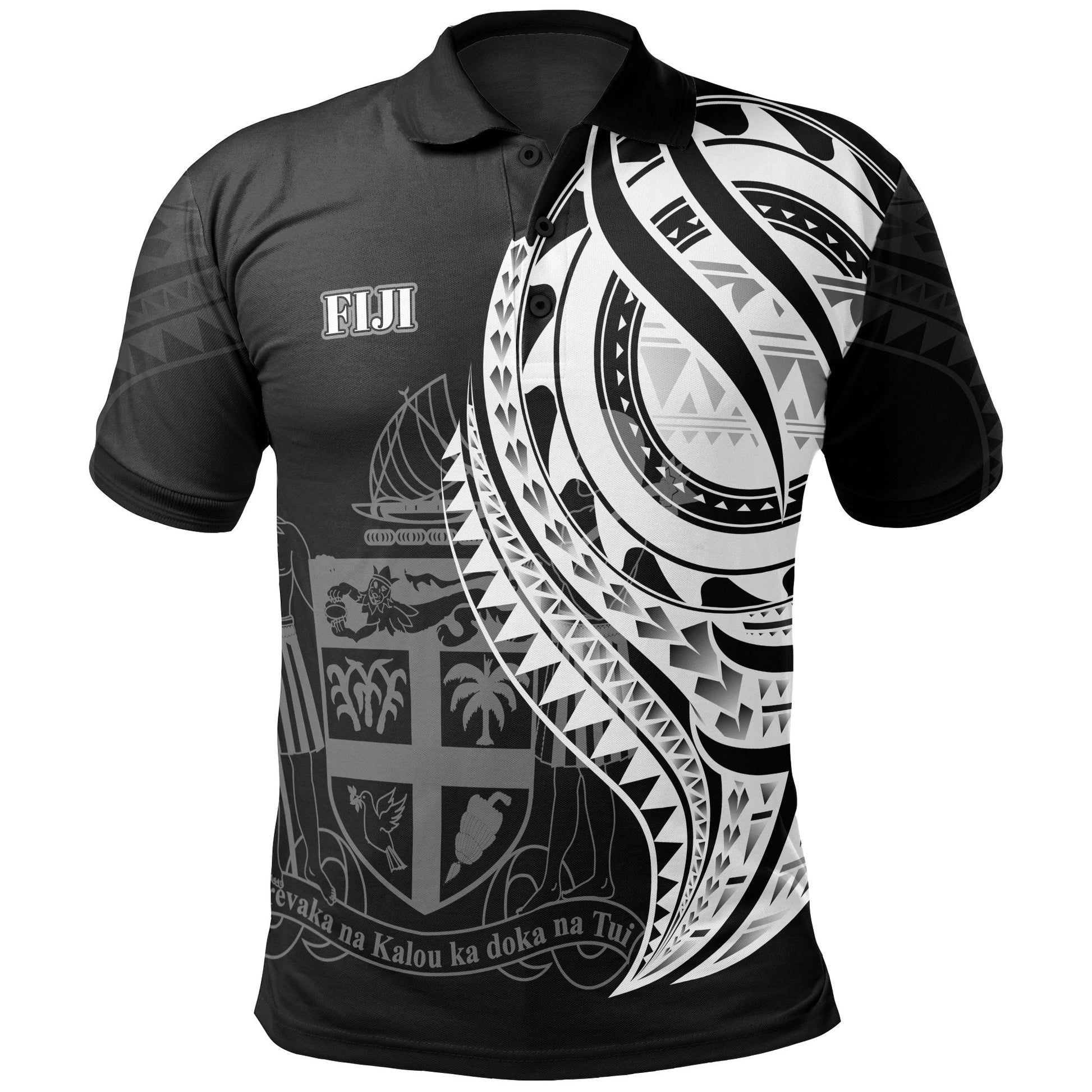 Fiji Polo Shirt - Polynesian Patterns Best Fiji Ever