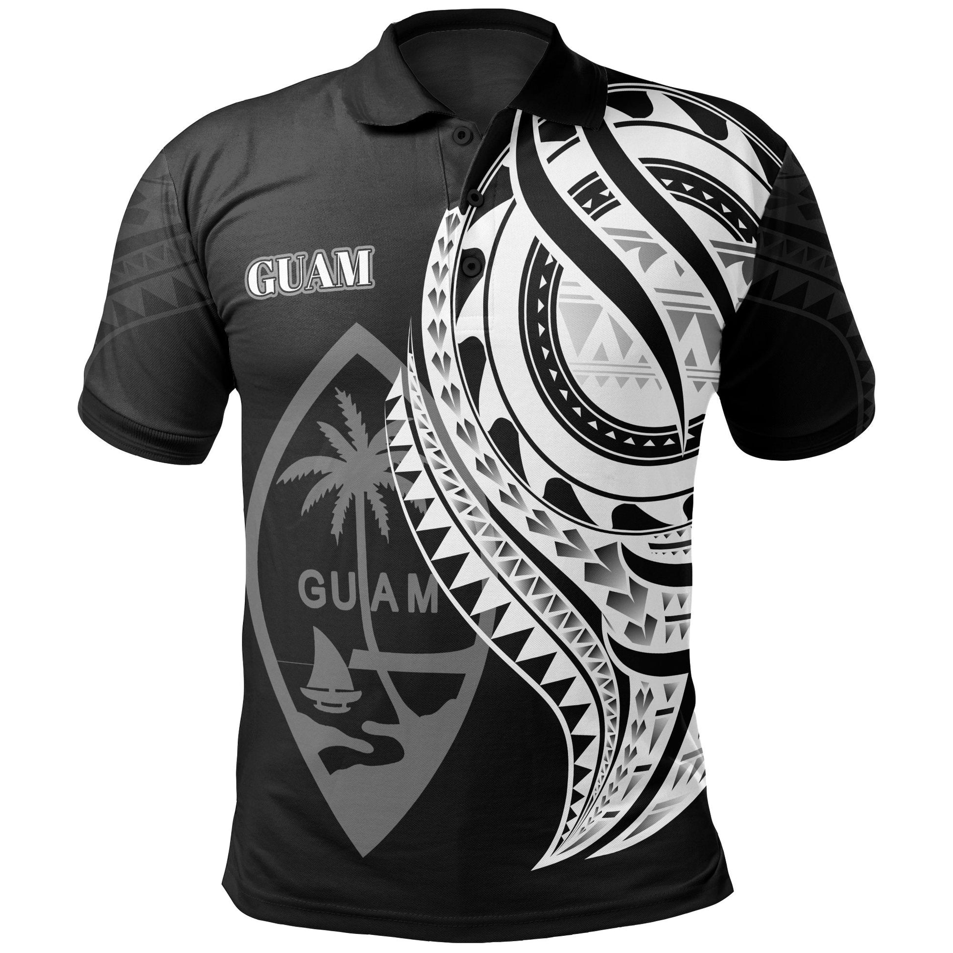 Guam Polo Shirt - Polynesian Patterns Best Guam Ever