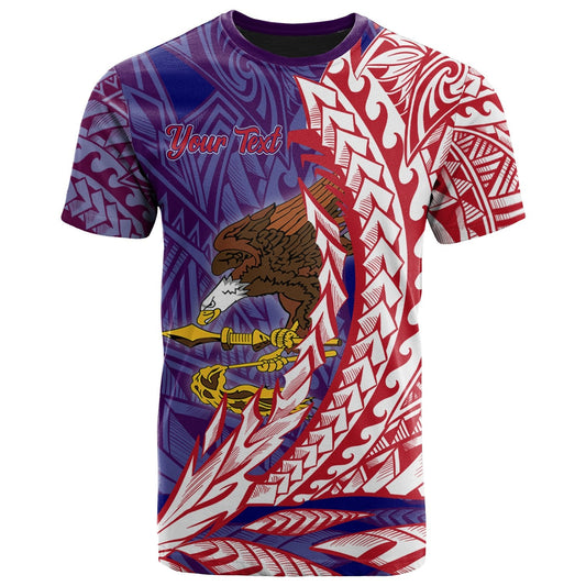 American Samoa T - Shirt - Custom Personalised Wings Style