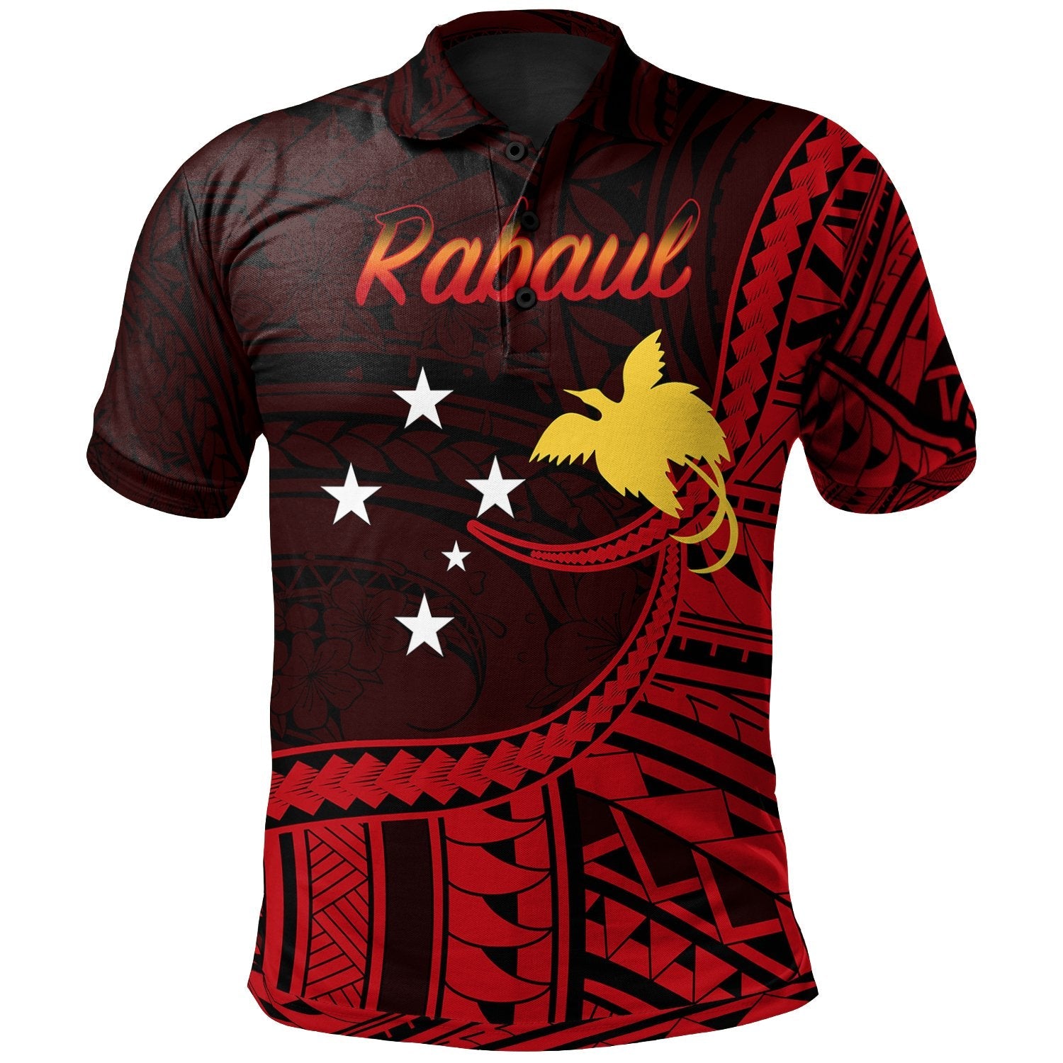 Papua New Guinea Polo Shirt - Rabaul Polynesian Patterns