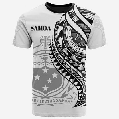 Samoa T - Shirt - Black Color Polynesian Patterns Best Samoa Ever