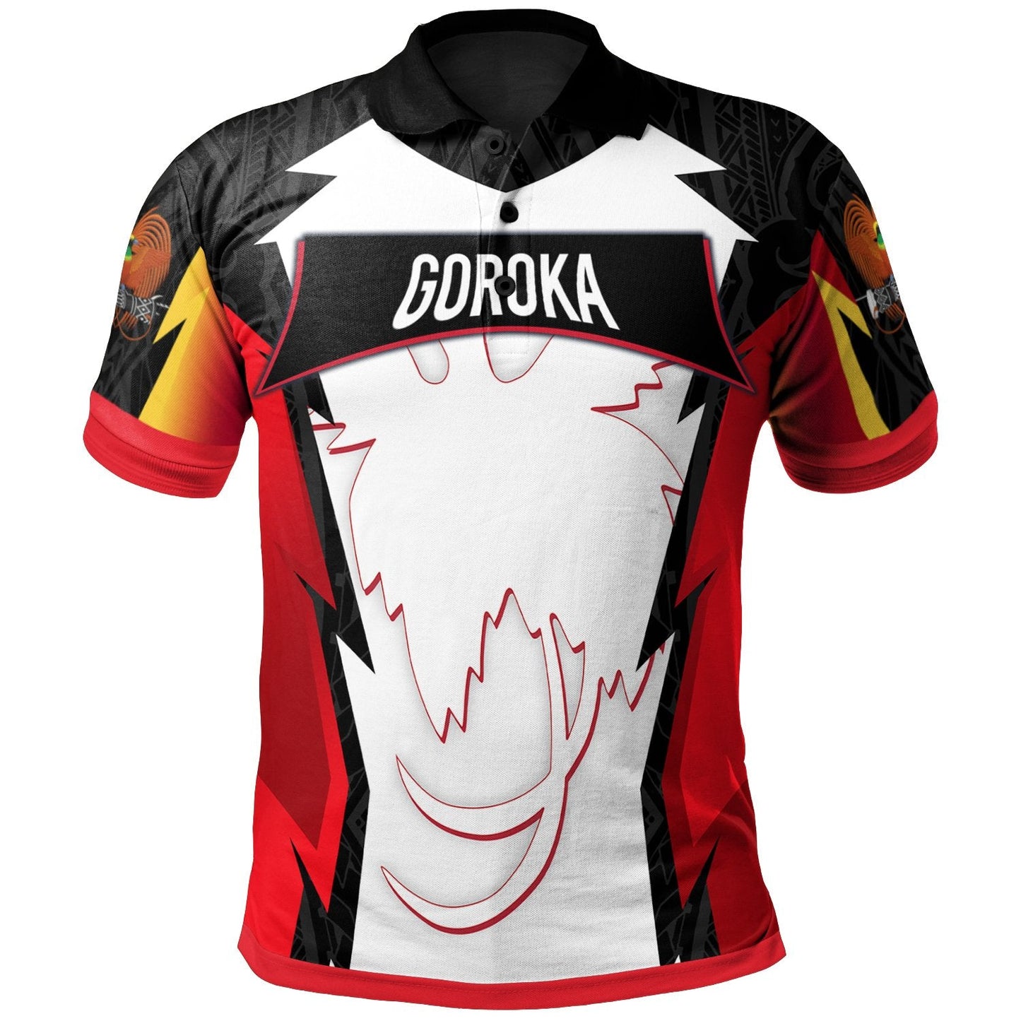 Papua New Guinea Polo Shirt - Goroka PNG Coat Of Arms
